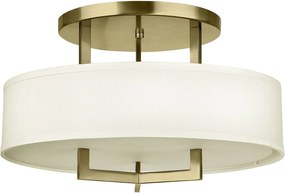 Hinkley lighting klasszikus mennyezeti lámpa hampton fehér sárgaréz elshk-hampton-sf-bb