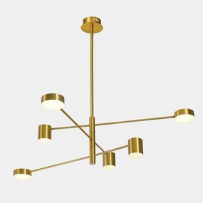 ITALUX PND-16374-6-COP-GD-4K REMDAL Modern Led Függesztett Lámpa IP20