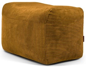 Mustársárga kordbársony babzsákfotel Plus 70 Lounge – SLOWDOWN