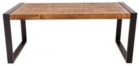 Dohányzóasztal Retro 110x45x60 cm indiai tömör mangófából RETRO-COF2