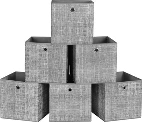 6 db összecsukható tárolódobozok