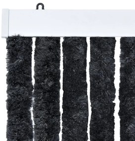 antracitszürke zsenília rovarfüggöny 56 x 200 cm