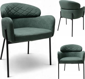 Detroit fotel Zöld Curio Modern fotel Nappali Konyha Loft Glamour