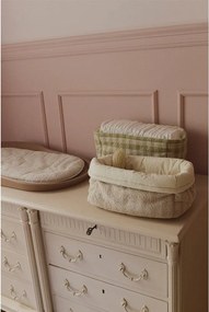 Világos rózsaszín textil játéktároló kosár 30x20x20 cm Swan Rose – Lorena Canals