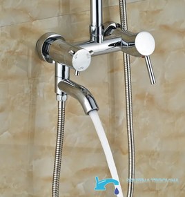Zuhanypanel EYN NT96245 falon kívüli kivitelben, króm felülettel