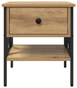 Éjjeli asztalok 2 db Kézműves tölgy 40x42x45 cm MDF