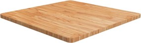 vidaXL világosbarna kezelt tömör tölgyfa négyzet asztallap 70x70x2,5cm