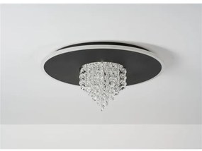 Searchlight 21126-32BK - DELUGE LED dimmelhető mennyezeti lámpa 20W/230V Ø 31,5 cm fekete