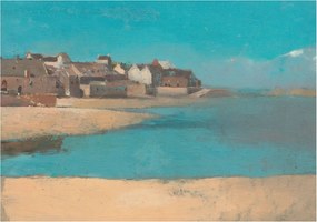 Dekoratív Fotótapéta Flizelin Hálószoba Csendes falu 208x146