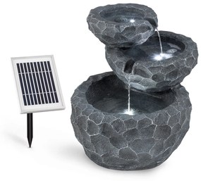 Blumfeldt Murach napelemes vízesés szökőkút, akkumulátor, 2 W szolár panel, 3 LED