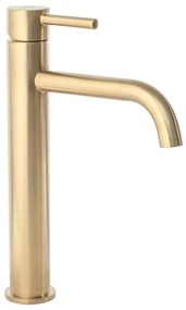 Fürdőszobai csaptelep Rea Lungo Brush Gold high