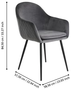 Eglo 424705 - Étkezőszék APALIT 87,5x58,5 cm szürke