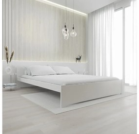 IKAROS ágy 160 x 200 cm, fehér Ágyrács: Lamellás ágyrács, Matrac: Coco Maxi 20 cm matrac