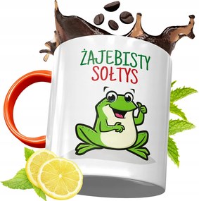 Narancssárga Bögre Soltys Ajándék fényképes nyomtatással