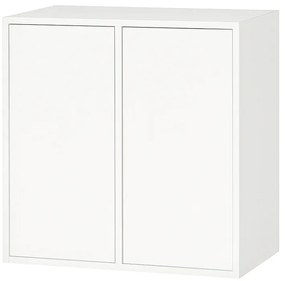 Boxie 2 ajtós fali szekrény 80x80x37 cm fehér