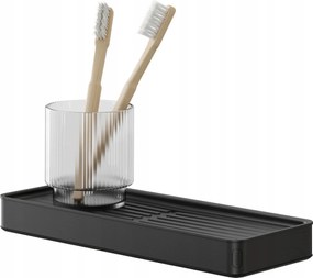 Tiger Carv fürdőszoba polc 28 cm fekete 800249