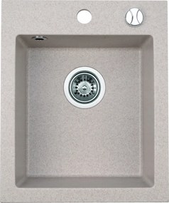 Gránit mosogató Konyhai mosogató Rigo egymedencés, csepegtető nélküli