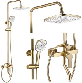 Zuhanyszett REA ARGUS GOLD BRUSH