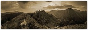 Poszterek 200x66 Barna tájkép Tájkép