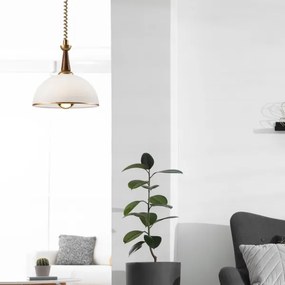 Lehúzható CHIARA mennyezeti lámpa 1xE27/60W/230V barna/cseresznye