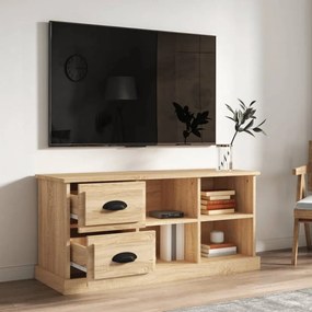 sonoma tölgy színű szerelt fa fali TV-szekrény 102x35,5x47,5 cm