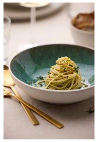 Fehér-zöld kőedény tálka 900 ml Gastro White/Green – Bitz