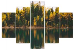 Erdei tó képe (150x105 cm)