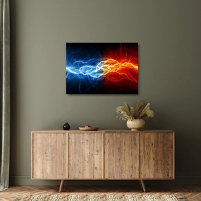 Az elektromos feszültség képe (üvegen) (70x50 cm)
