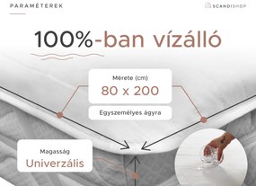 Steppelt vízhatlan matracvédő 80 x 200 cm