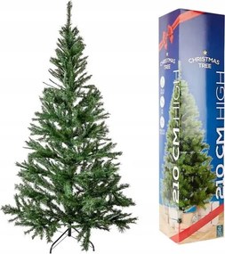 Mesterséges Gyönyörű Karácsonyfa 210 CM Állvány
