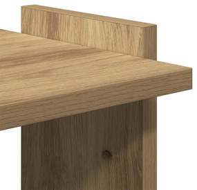 Könyvespolc 3 szintes Artisan tölgy Gépi úton előállított fa