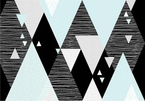 Fotótapéta Geometria rombuszok és háromszögek vinil absztrakt 312x219 +ragasztó