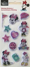 Disney Minnie Chill csillogó pufi szivacs matrica szett