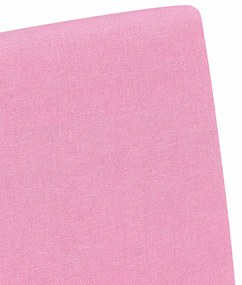 Étkező Székek 2 pcs Rózsaszín 57 x 67 x 95 cm szövet