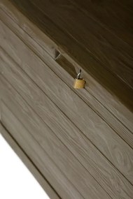 WOODYS Kerti műanyag láda 280 L barna