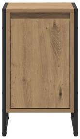 vidaXL Éjjeli asztal 2 pcs Művészi tölgy 39,5 x 30 x 50 cm Faanyag