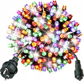 Karácsonyfa Lámpák 200 Led Többszínű Fix Flash Többszínű Flash