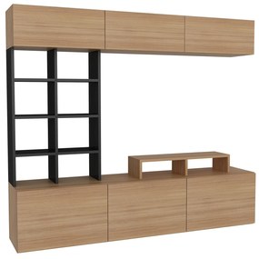 Nappali fal Salsa (teak fa + fekete). 1088651