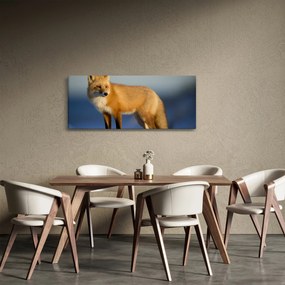 Kép - Róka a hóban (120x50 cm)
