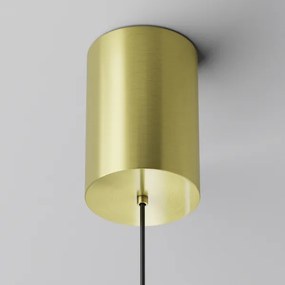 Maytoni P076PL-L12W3K-BS - LED Csillár zsinóron PLATO LED/12W/230V 3000K arany
