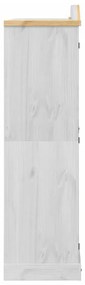 fehér Corona tömör fenyőfa ruhásszekrény 151,5 x 52 x 186 cm