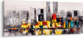 Kép - A nagyváros festménye (120x50 cm)