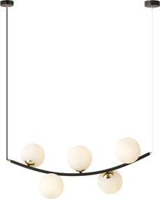 Emibig modern függeszték ritz fehér fekete arany emi1298/5