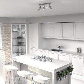 Spotlámpa PRESTON 3xGU10/40W/230V fehér