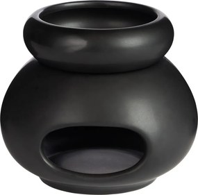 AMBIANCE porcelán aromalámpa, fekete