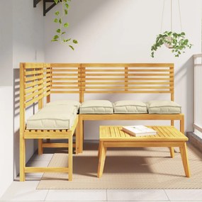 Pallet párnák üléshez 6 db Krém 40x40x8 cm Oxford szövet
