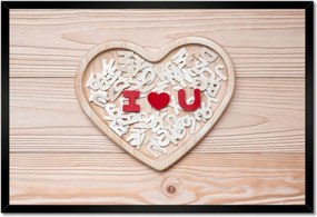 Poszterek keretben 60x40 Nőnap Ajándék Love