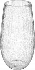 Crack üveg Váza 27cm repedt üveget utánoz