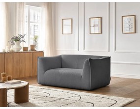 Sötétszürke buklé kanapé 170 cm Giorgia – Bobochic Paris