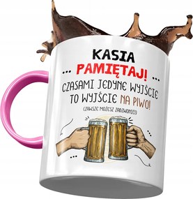 Rózsaszín Bögre Katalin Feleség Ajándék Nyomtatott Fotóval